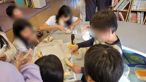 凛童舎でお菓子作り